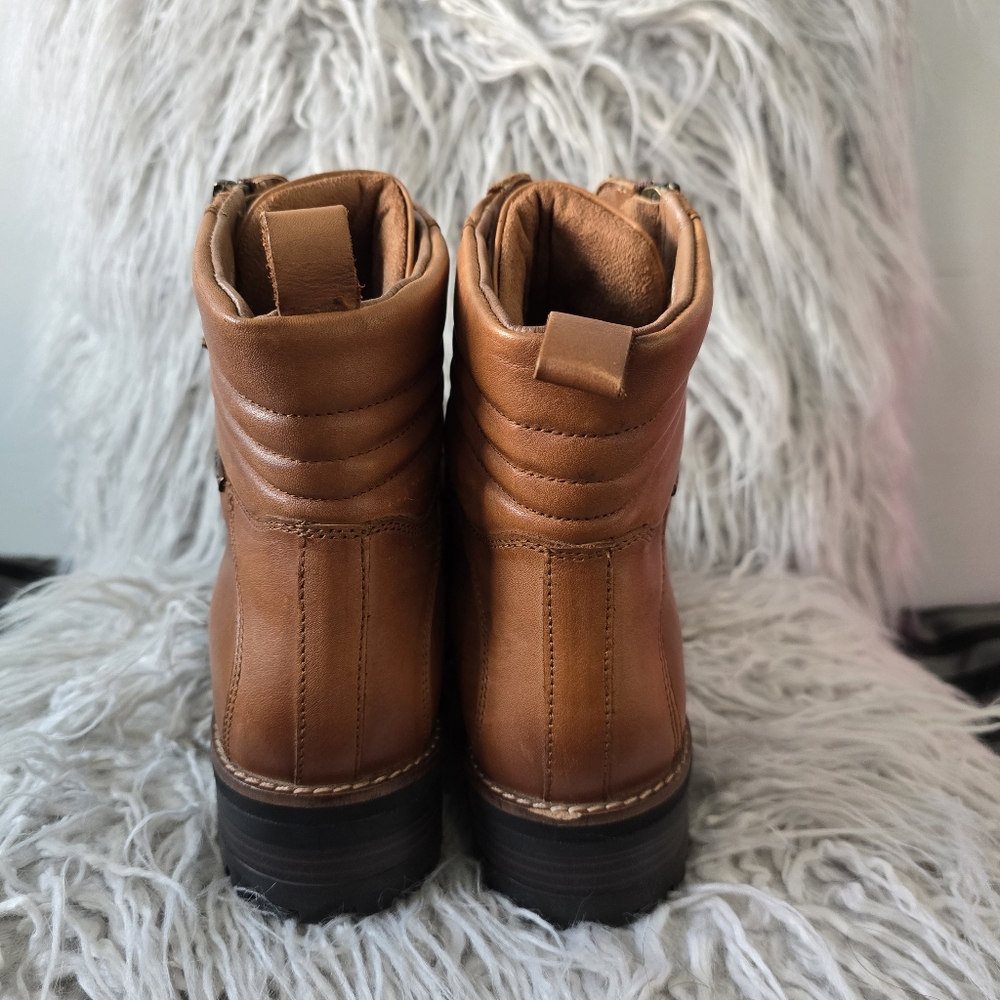 Softwalk Women's Brown Leather Boots - Picture 5 of 12